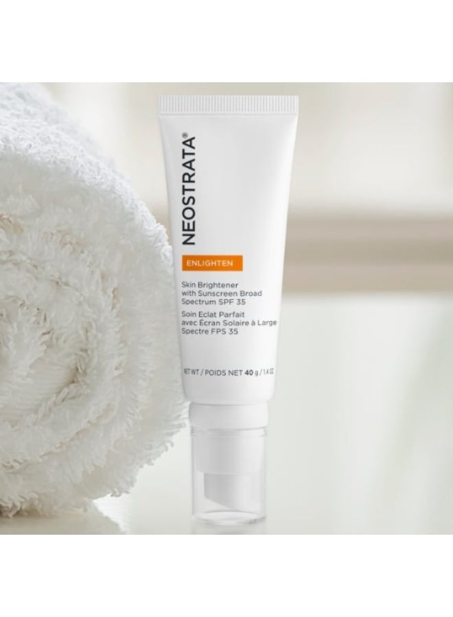 نيوستراتا كريم نيوستراتا إنلايتن لتفتيح البشرة مع عامل حماية من الشمس SPF35، 40 جم - Image 4