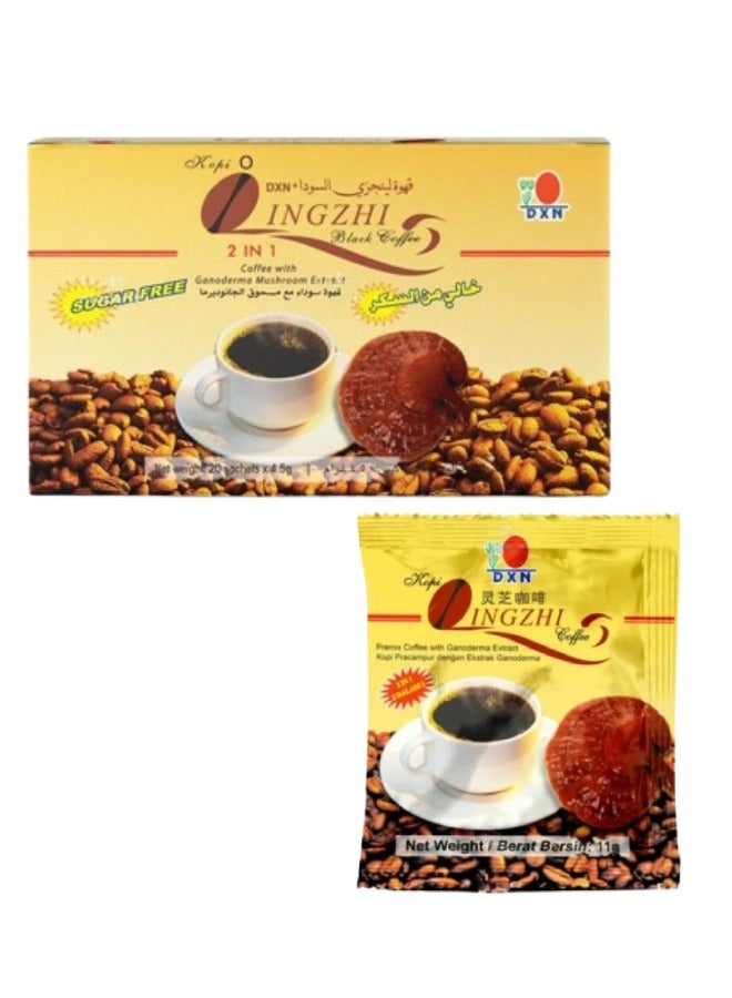 DXN Lingzhi Black Coffee 2 In 1  - Image 1