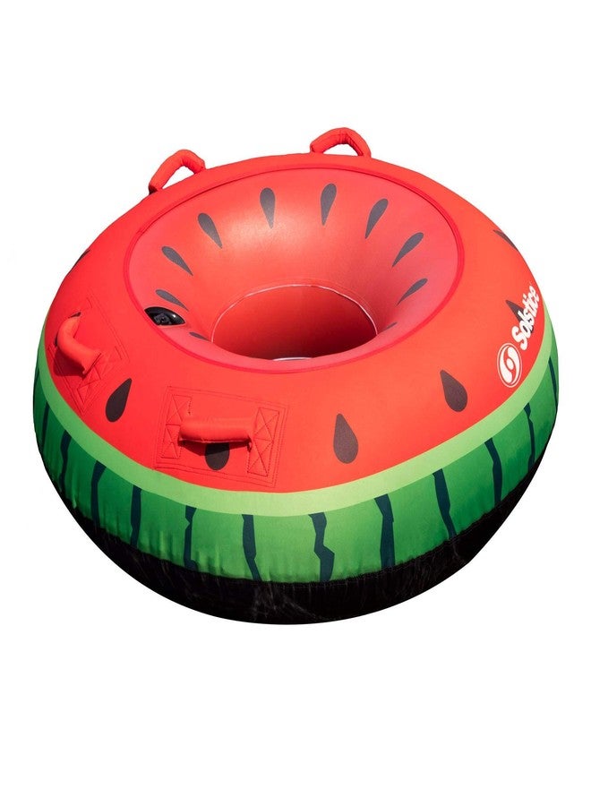 Solstice 48" Watermelon 1 Person Towable Tube Float Raft, Multicolor, one Size - Image 1