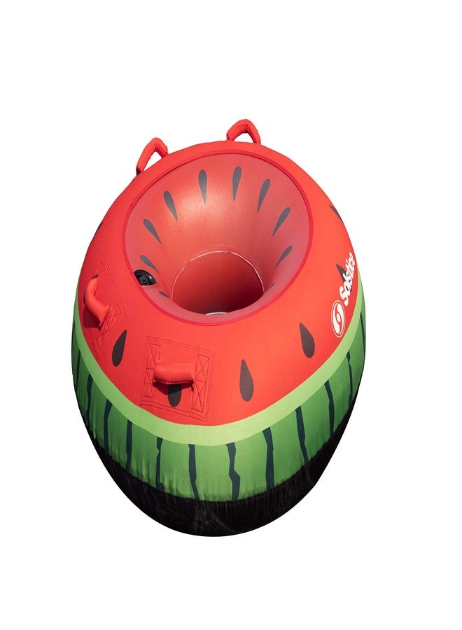 Solstice 48" Watermelon 1 Person Towable Tube Float Raft, Multicolor, one Size - Image 5