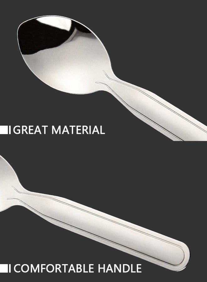 GROIC 4-Pieces Stainless Steel Flatware Cooking Cookware Knife Fork Spoon Bottle opener Set Camping Utility Cutlery Kit with Carrying Bag for Traveling Picnic Hiking - Image 4