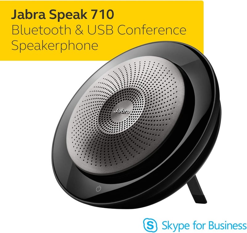 جابرا سماعة Jabra Speak 710 MS اللاسلكية بتقنية Bluetooth لأجهزة الهاتف الناعمة والهواتف المحمولة – سهولة في التثبيت، سماعة محمولة توفر جودة صوت ممتازة ومحسنة خصيصًا للاستخدام مع أنظمة مثل MS. - Image 2