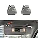Rebvugr 2PCS Sun Visor Clips for Cars Bracket Sunvisor Retainer Clips 95994975 Car Visor Support Holder Bracket Hanger Visor Accessories for Chevy Silverado 1500 Tahoe GMC Sierra 1500 Gray - Image 2
