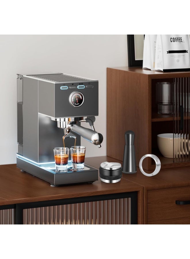 51mm Espresso Accessories Kit, Spring Loaded Calibrated Tamper, WDT Tool and Dosing Funnel Set Fits Espresso Coffee Machines and 51 mm Portafilters - Image 3