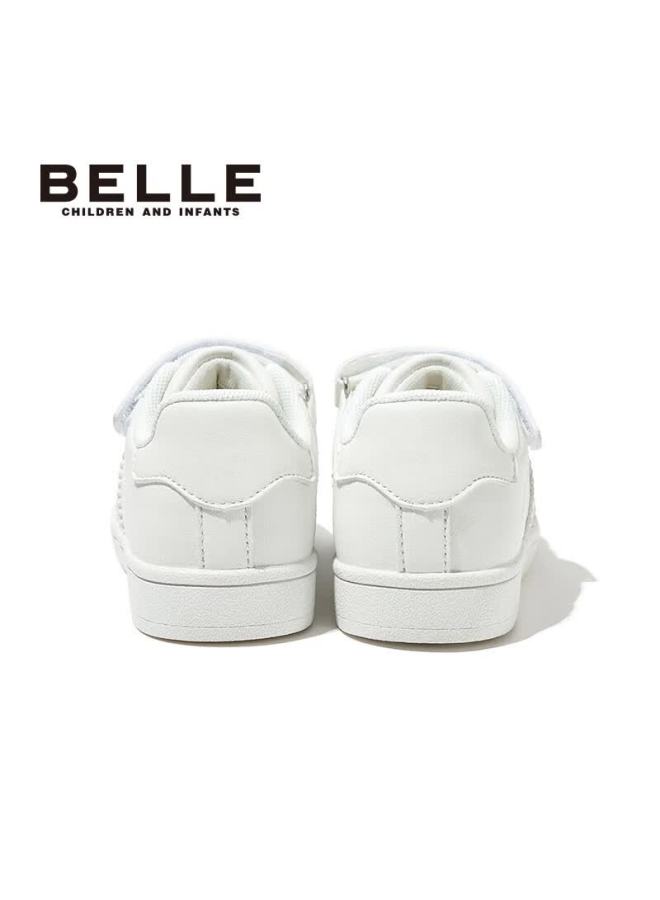 Belle Kids Sports Shoes Children's Sneakers Baby Casual White Shoes Autumn White Size 26 - Image 4