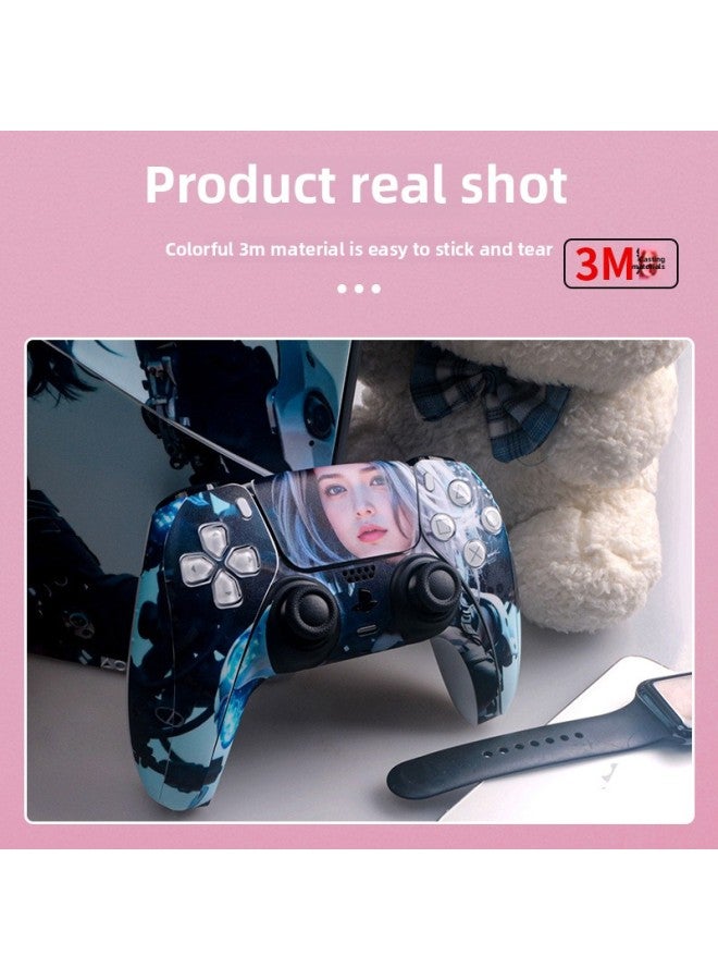 general Suitable For Sony PS5 Game Console Sticker Optical Drive Version Protective Film Fashion Genshin Impact Animation Full Set Of Sticker Film-Color:Customized With Pictures - Image 4