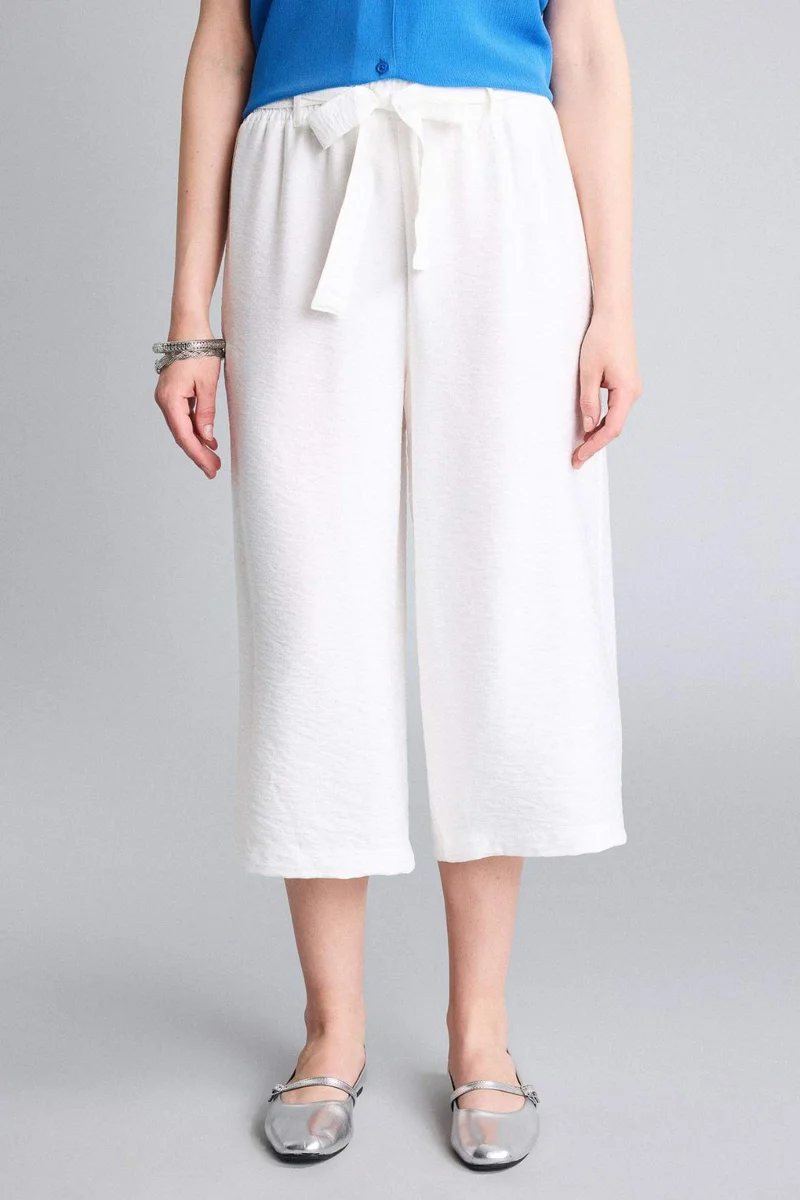 ديفاكتو Relax Fit Wide Leg Capri