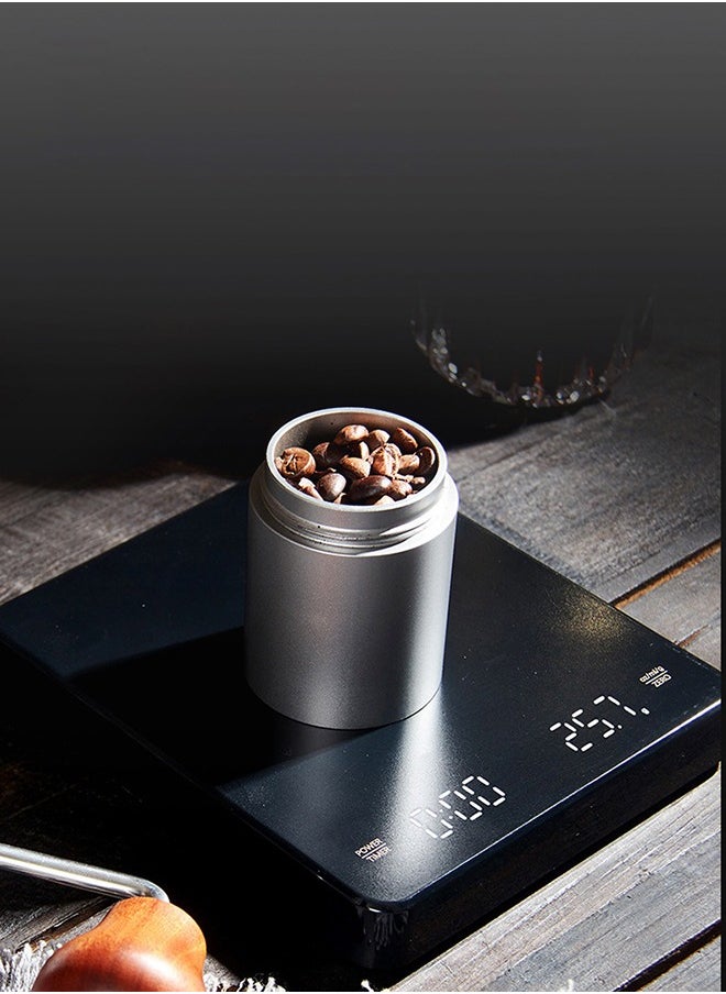 Halamine - Digital Coffee Scale with Smart LED Display and Auto Timer ，Gram Scale,accurate scale，3kg/0.1g Precision Dual-Unit (oz/ml/g), Barista Tools for Brewing，Black - Image 1