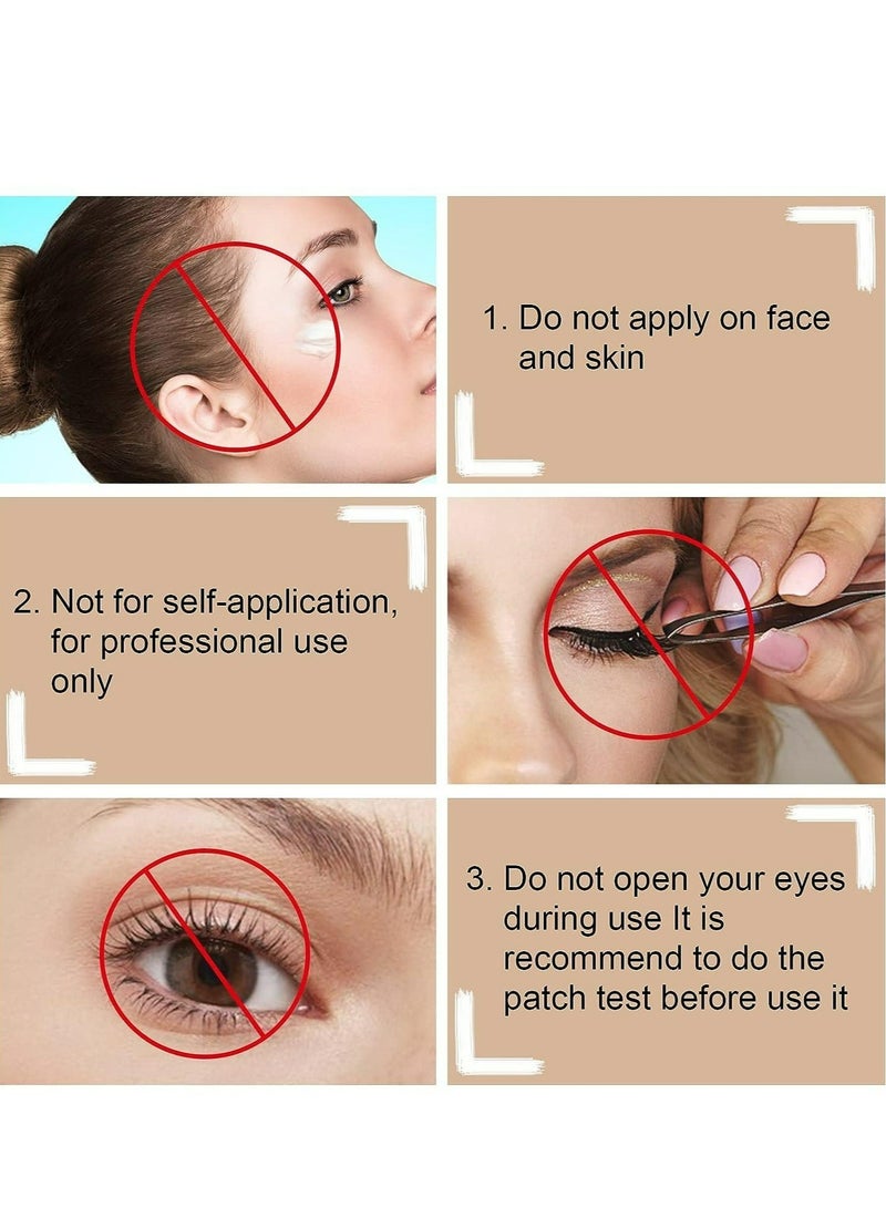 فونميكس كريم إزالة لاصق الرموش، مزيل لتمديد الرموش، مزيل لاصق تمديد الرموش المحمول، كريم إزالة جل لاصق زراعة الرموش - Image 4