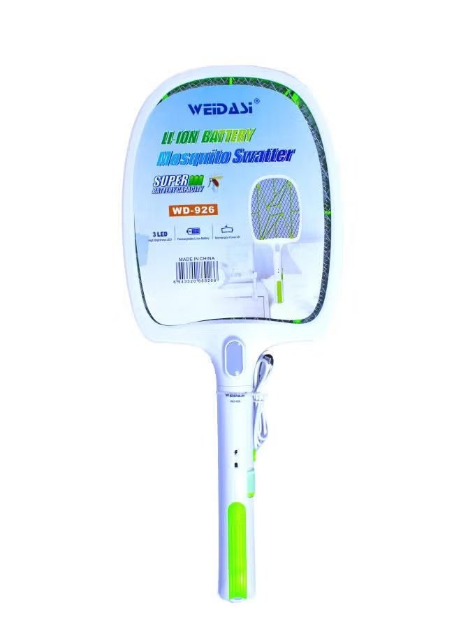WEIDASI Rechargeable Mosquito Insect & Fly Killer Electric Bat Handheld Swatter Racket - Image 1