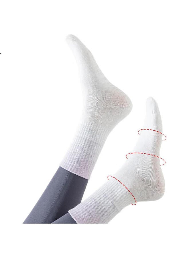 Dweck Yoga Socks For Women, Mid-Calf, Professional Non-Slip, Fitness Pilates Exercise Floor Socks With Shark Pants, 3 Pairs - Image 3