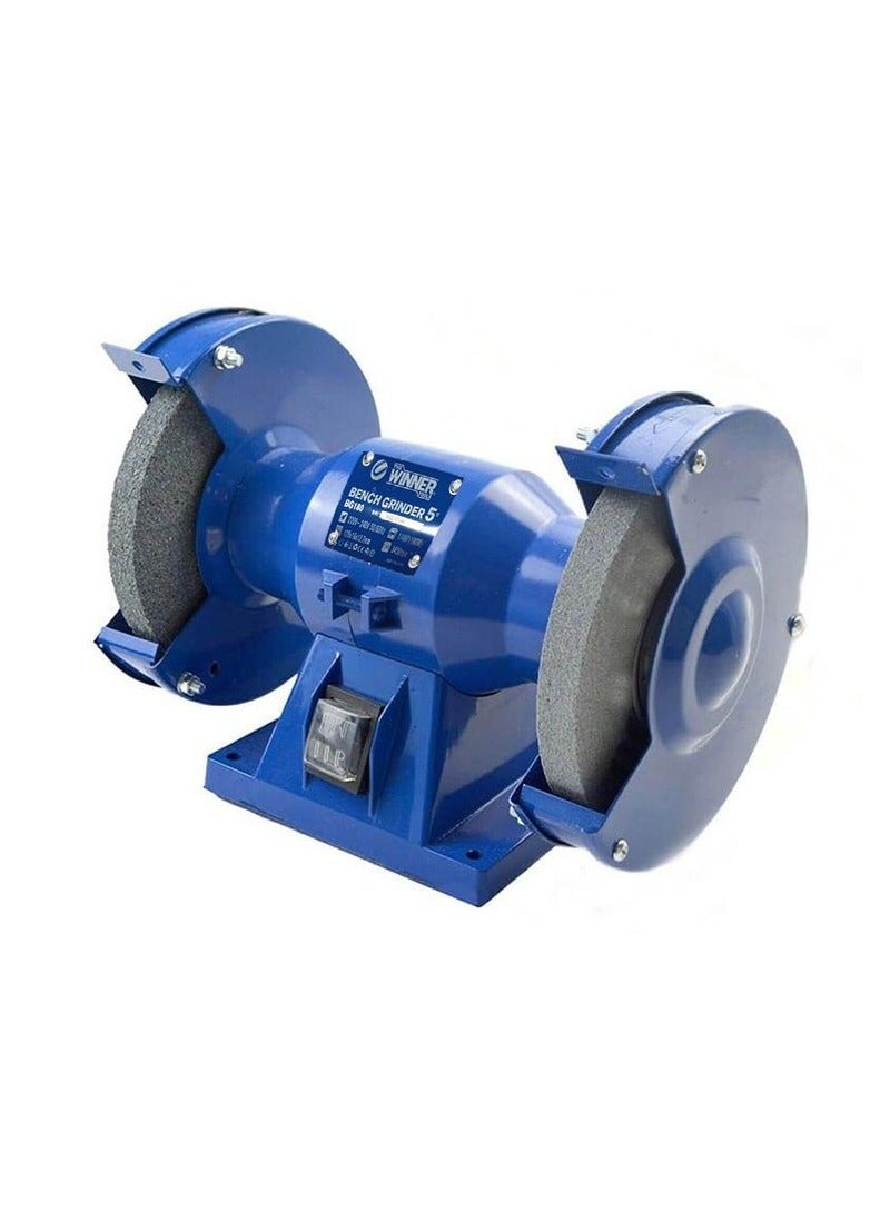 وينر WINNER (BG180) طاحونة مقاعد عالية الجودة 5 "1/4 حصان ، 3450 دورة في الدقيقة / 180 واط ، واقي عين بلاستيكي ، حجم العجلة Ø125x16x12.7mm ، 220-240V ، 50 / 60Hz - Image 2