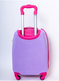 MNUK Princess Character Hard-Sided Polycarbonate Kids Trolley Bag-16 Inches-Purple  - Image 2