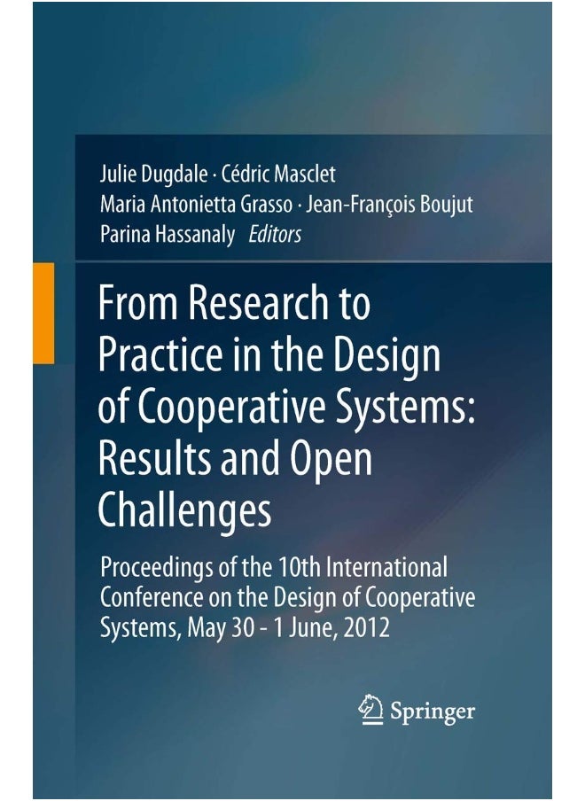 From Research to Practice in the Design of Coopera: Proceedings of the 10th International Conference o 