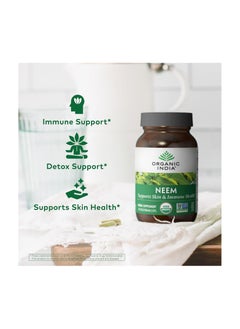 Organic India Organic India Neem 60 Capsules Bottle  - Image 3