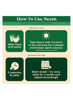 Organic India Organic India Neem 60 Capsules Bottle  - Image 4