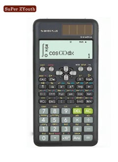 Super ZYouth Scientific Calculator fx-991ES Plus, LED Screen Text Display,  Dot Matrix  Scientific Calculator, Black  - Image 1
