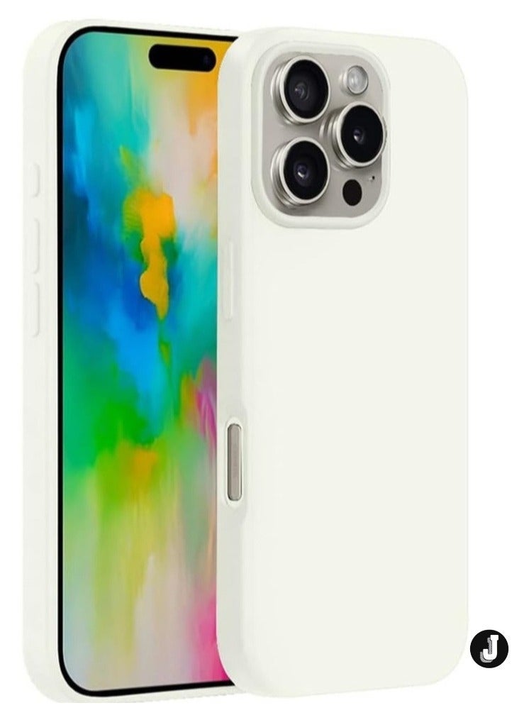 NEW "New Liquid Silicone Case for iPhone 16 Pro – Ultra Slim Design with Soft Anti-Scratch Microfiber Lining & Drop Protection"