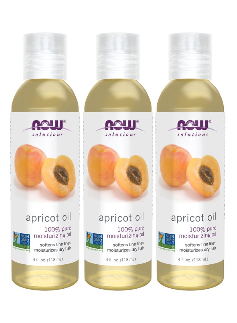 ناو زيت المشمش المرطب النقي 118 مل (عبوة من 3 قطع) - Image 1