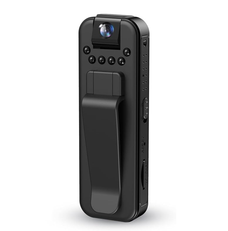 FREDI HD PLUS Non WiFi Body Camera 1080P HD | Wearable Clip On Body Cam with Audio Video Recording | Portable Pocket Camera for Security Guard Personal Use | Loop Recording Indoor Outdoor - Image 1
