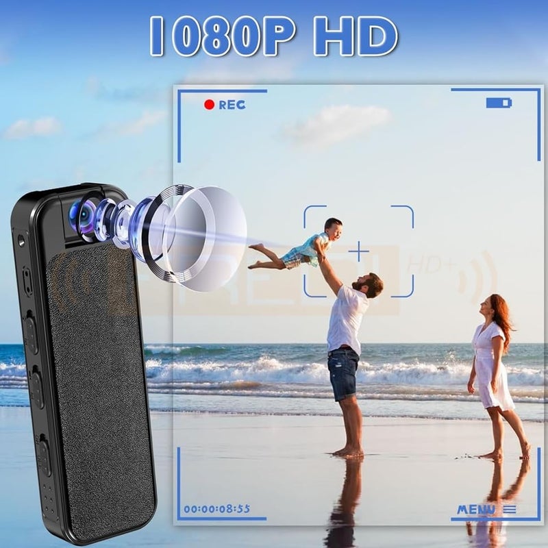 FREDI HD PLUS Non WiFi Body Camera 1080P HD | Wearable Clip On Body Cam with Audio Video Recording | Portable Pocket Camera for Security Guard Personal Use | Loop Recording Indoor Outdoor - Image 5