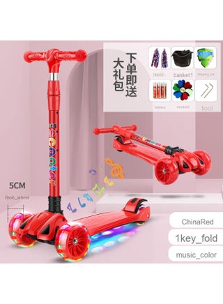 Red Hummer with flashy wheels + music lights