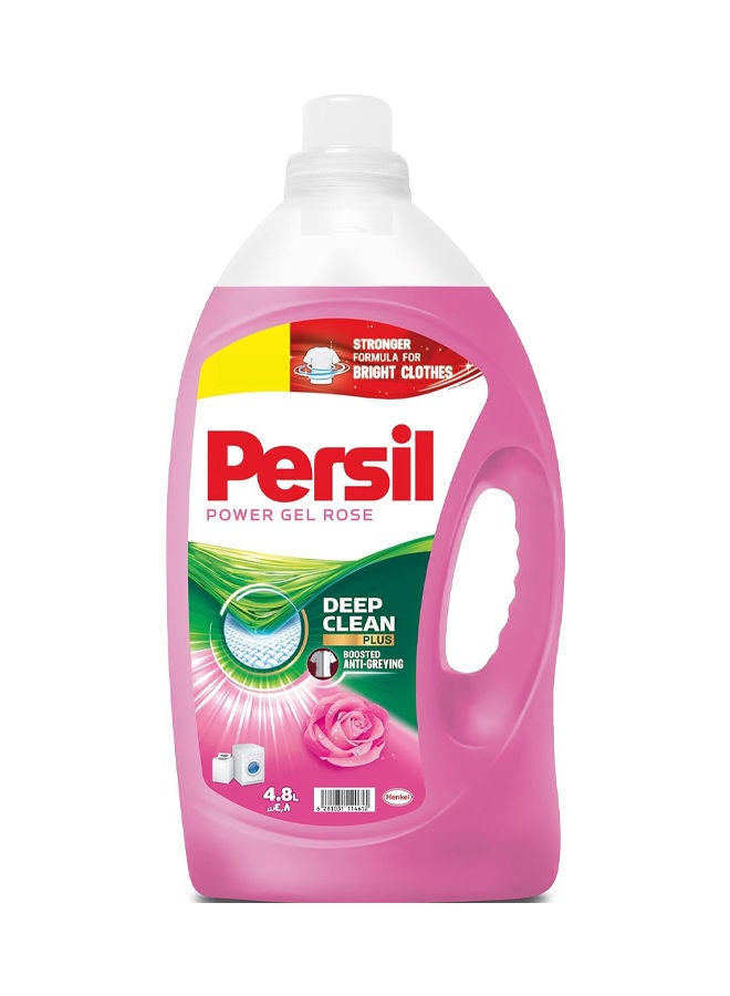 Persil Power Gel Liquid Laundry Detergent with Deep Clean Technology Rose 4.8L