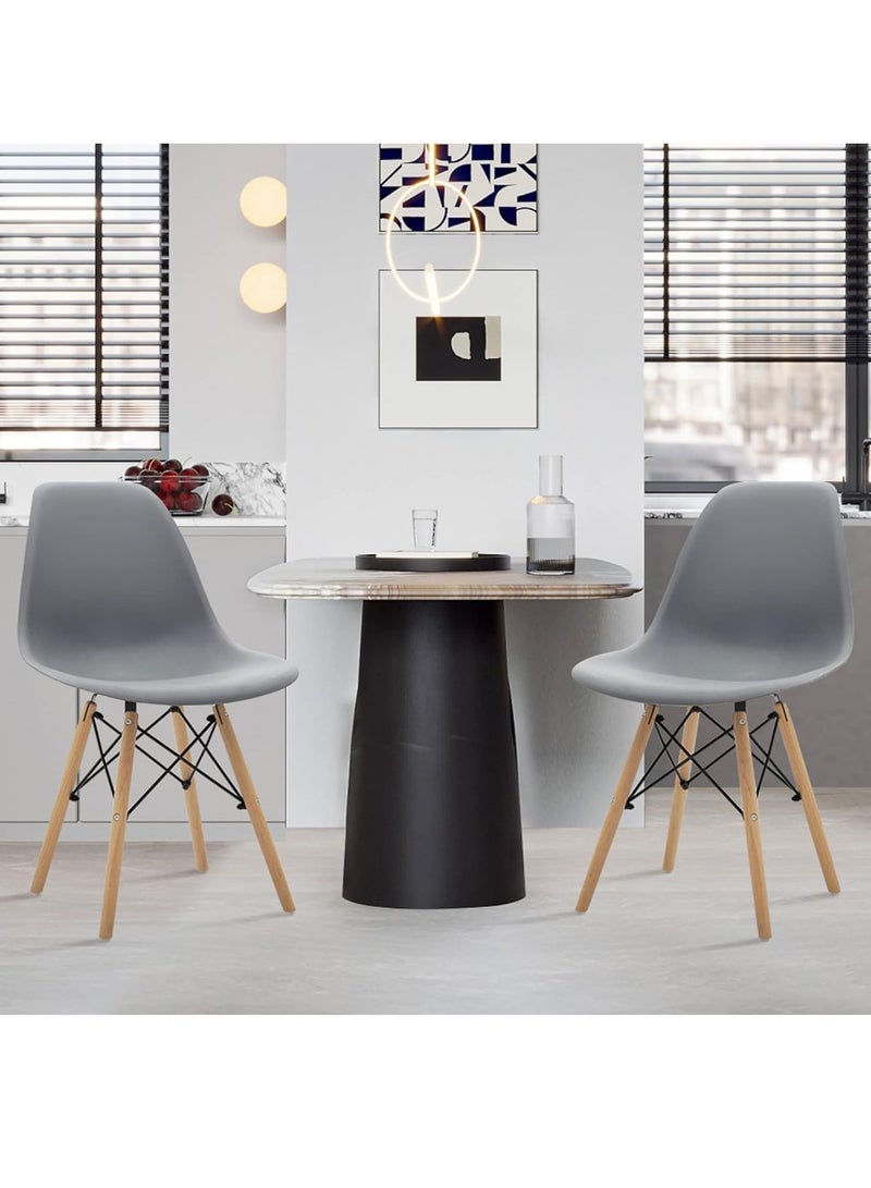 يونيفرسال كراسي الطعام الحديثة: مطابخ، غرف نوم، غرفة معيشة، طول 20.87 بوصة *17.91 بوصة عرض 31.77 بوصة، مجموعة 2. - Image 2