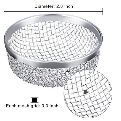 TOODOO 2 Pack Flying Insect Screen RV Furnace Vent Screen RV Water Heater Vent Cover 2.8 Inch Stainless Steel Mesh with Installation Tool - Image 5