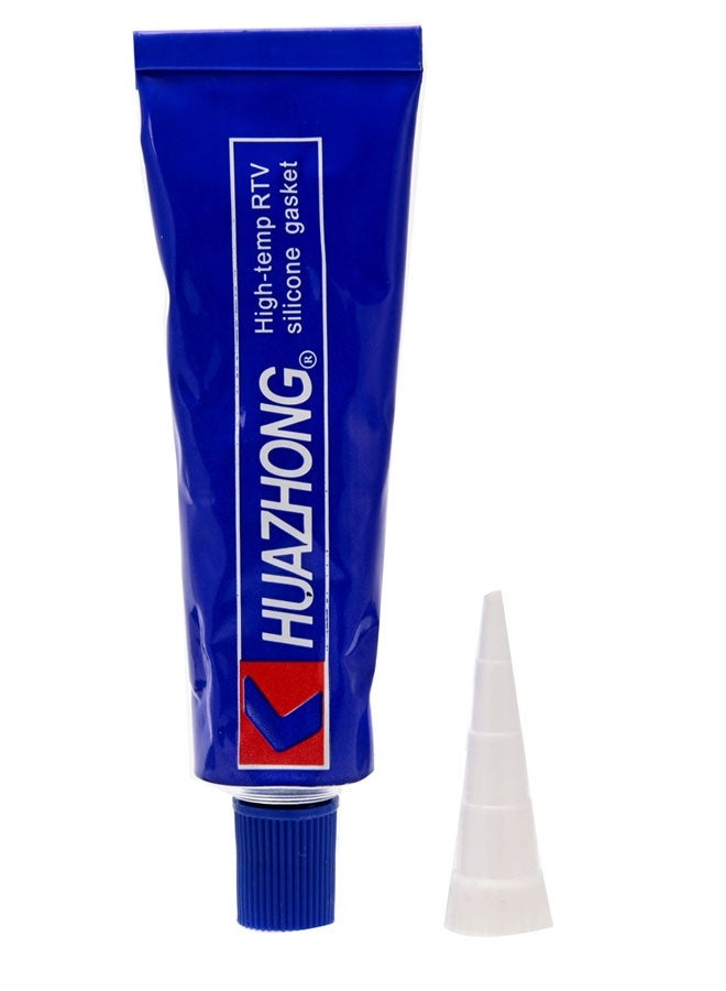 Silicone Sealant - 60g Blue - High Temperature RTV Silicone Gasket Maker and Sealant for Engines, Exhaust, and Machinery - Oil Resistant, Flexible, & Durable Sealant for Automotive Repairs - Image 2