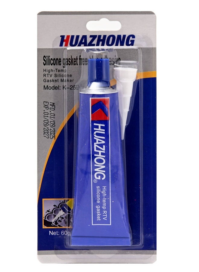 Silicone Sealant - 60g Blue - High Temperature RTV Silicone Gasket Maker and Sealant for Engines, Exhaust, and Machinery - Oil Resistant, Flexible, & Durable Sealant for Automotive Repairs - Image 4