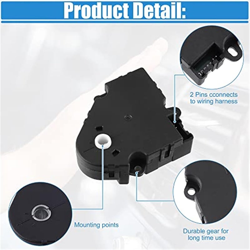 QASULER HVAC Blend Air Door Actuator for Cadillac - Image 2