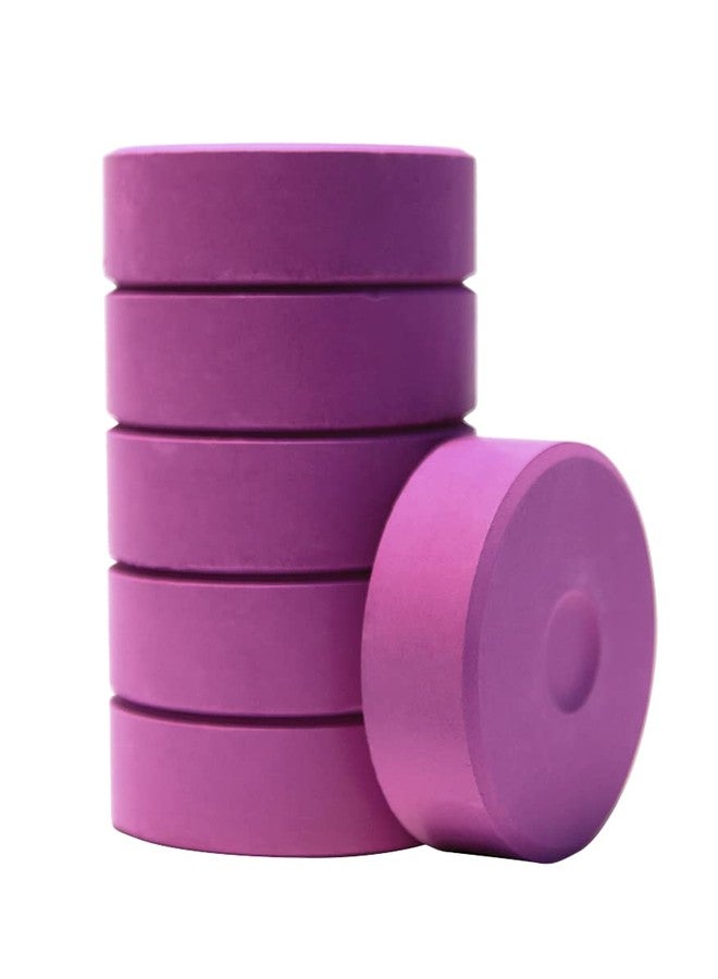 Sax Jack Richeson Giant Tempera Paint Cakes, 2-1/4 x 3/4 Inches, Purple, Set of 6 - 067125 - Image 1