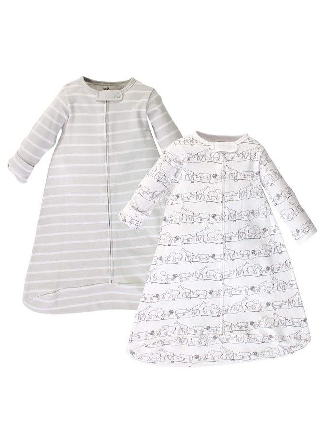 Touched by Nature - Unisex Baby Organic Cotton Long Sleeve Wearable Sleeping Bag Sack Blanket Safari 3 9 Months - Image 1