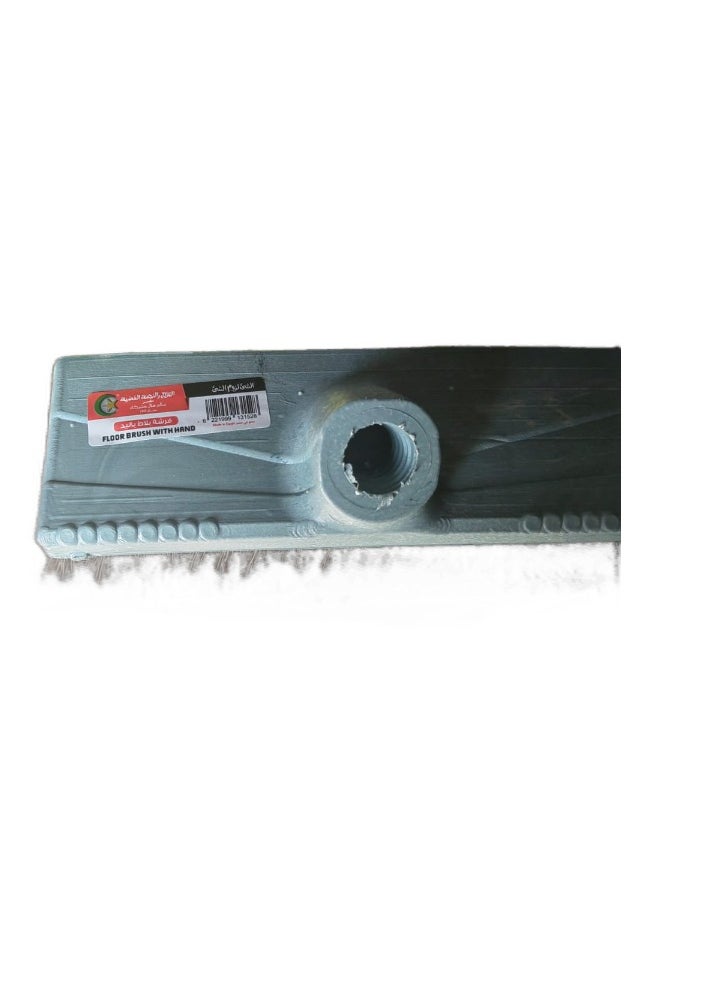 El Helal & Silver Star Tile and carpet brush + wooden handle crescent and silver star 100306  - Image 4