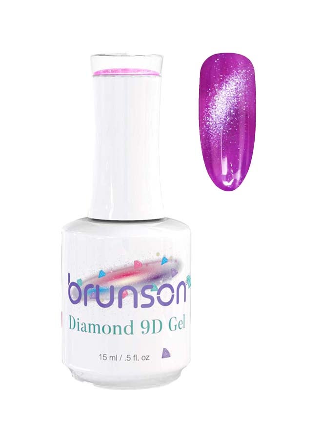 brunson Diamond 9D Magnetic Cat Eye Gel Reflective Diamond Gel Nail Polish 15ml Soak Off Gel Polish BD9D024 - Image 1