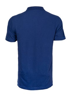 Anemoss Marine Navy Blue Men's Polo Collar T-Shirt Medium  - Image 3