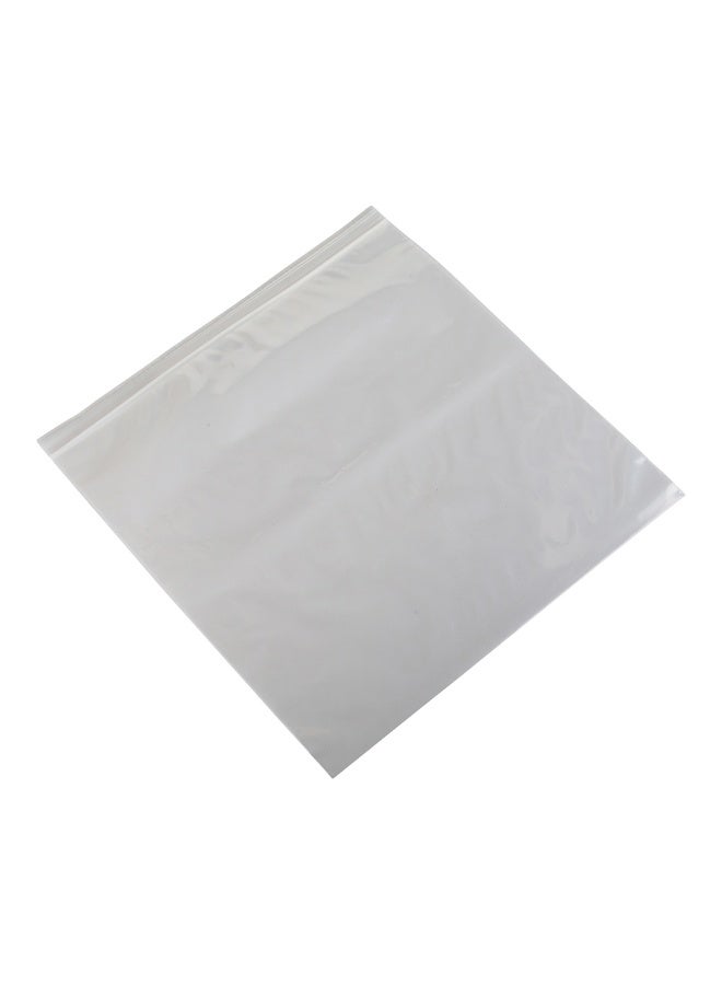 Restaurantware Bag Tek 13  x 12.5 Inch Resealable Zip Bags, 100 High Clarity Zip Bags - For Snacks, Nuts, Seeds, Candy, Treats & More, Clear Plastic Zipper Storage Bags - Image 1