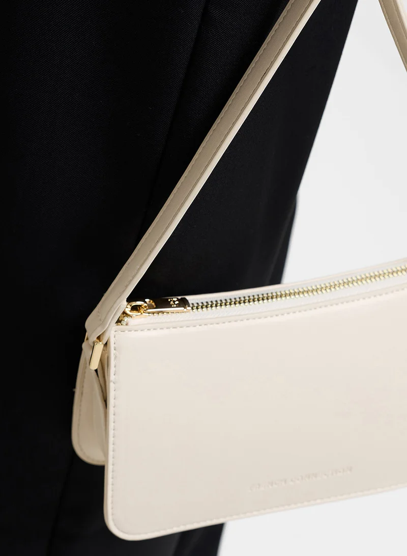 فرنش كونكشن Women Beige Chelsea Mini Bag