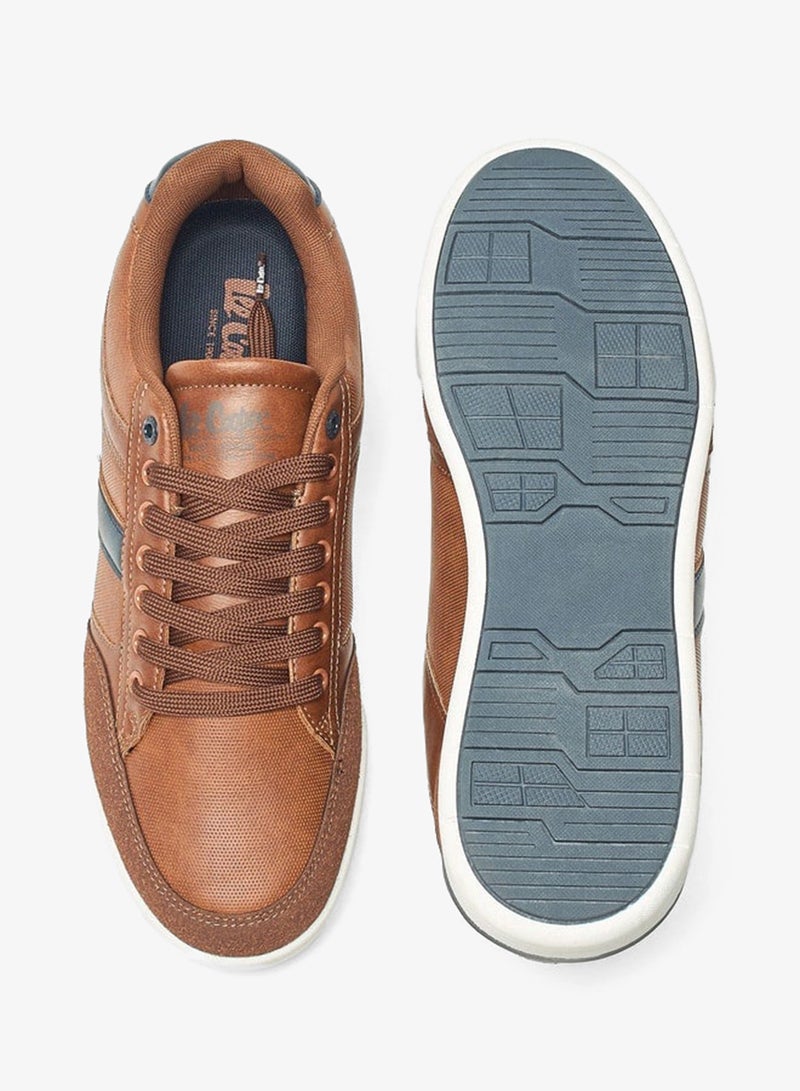 لي كوبر سنيكرز رجالي بتفاصيل شعار وإغلاق برباط - Image 4