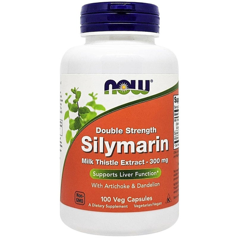 Now Foods Silymarin Milk Thistle Extract 300mg Vegetable Capsules 100's - Image 1