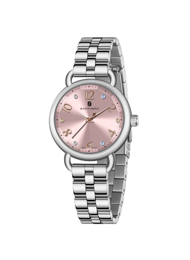 SAPPHERO Watches for Women Luxury Stainless Steel Ladies Watches Women's Bracelet Watch Small Analog 5ATM Waterproof Wrist Watch Elegant Gifts for Women - Image 2