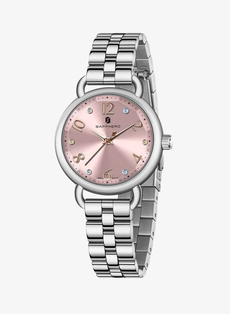 SAPPHERO Watches for Women Luxury Stainless Steel Ladies Watches Women's Bracelet Watch Small Analog 5ATM Waterproof Wrist Watch Elegant Gifts for Women - Image 2