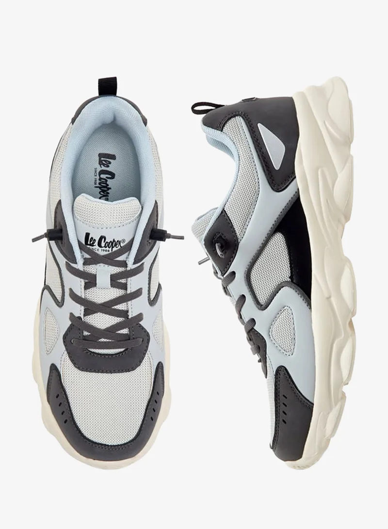 Lee Cooper Boy's Panelled Shoes with Lace-Up Closure