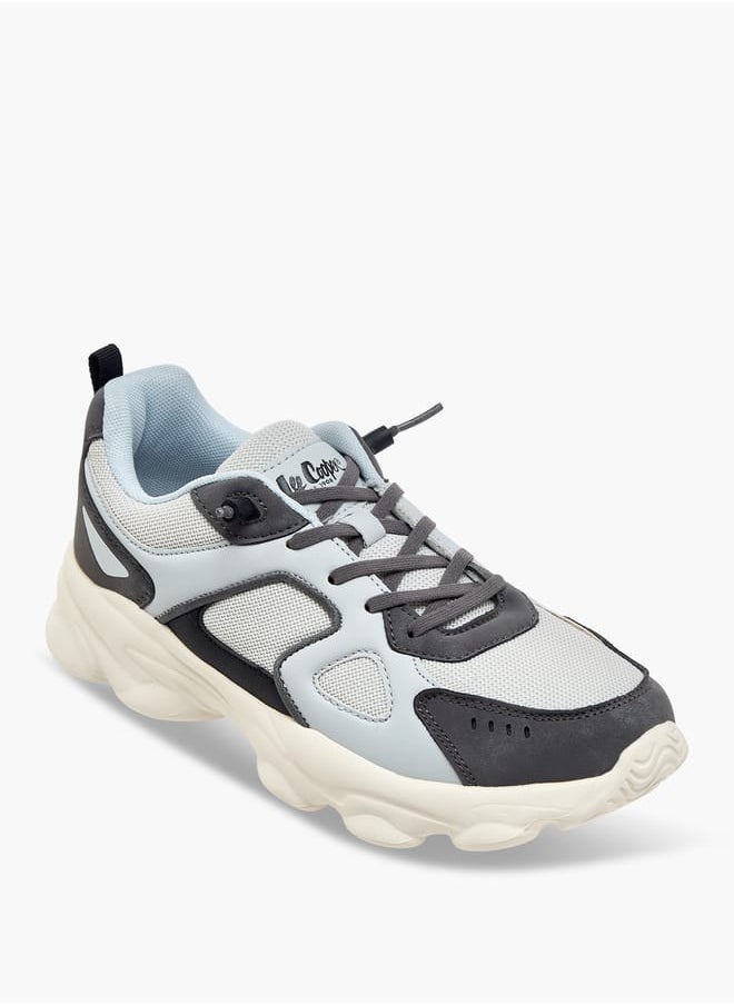 Lee Cooper Boy's Panelled Shoes with Lace-Up Closure  - Image 2