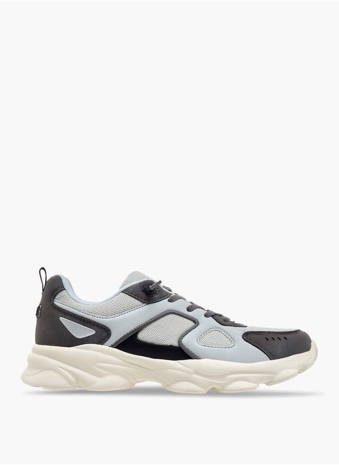 Lee Cooper Boy's Panelled Shoes with Lace-Up Closure  - Image 3