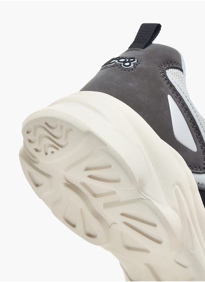 Lee Cooper Boy's Panelled Shoes with Lace-Up Closure  - Image 5