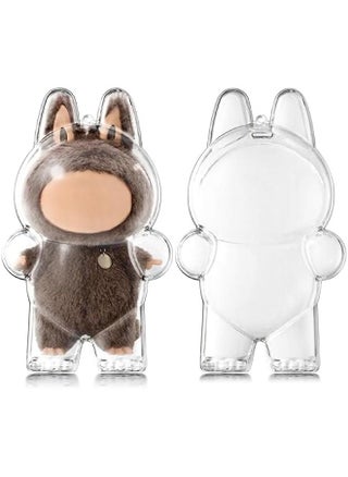 Clear Bag Keychain for LABUBU Plush Doll, Clear Doll Display Protective Cover, Hanging Figure Transparent Acrylic Case Storage Box for Fans Collector (V1) - pzsku/ZFE08099A973ED24A8B90Z/45/1750632197/dec8a1c8-3afe-489a-af05-e0c605024ba3