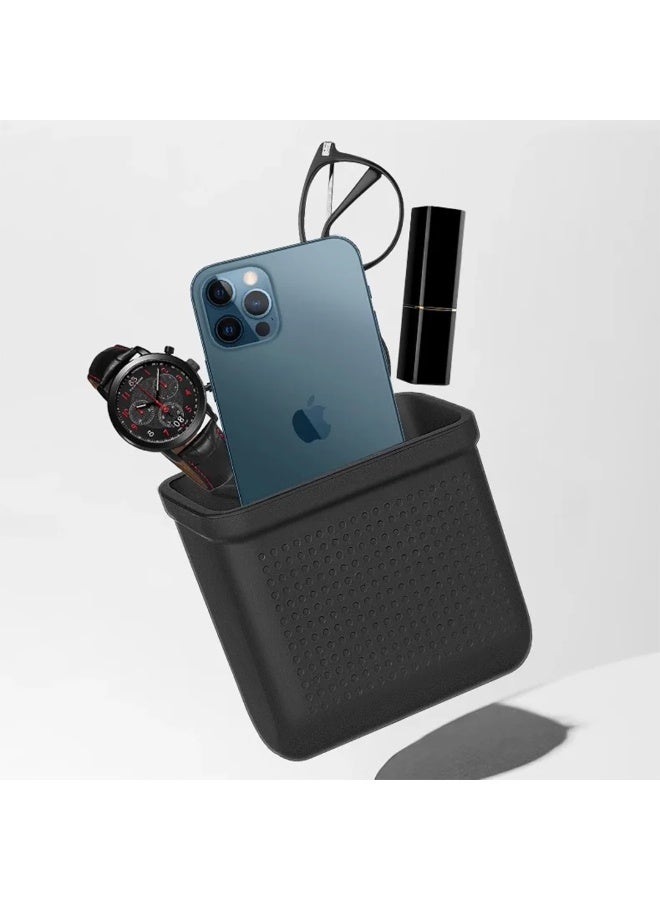 HPS Mobile Phone Side Pocket – Stick-On Silicone Holder for Tesla Model 3 & Model Y - Image 1