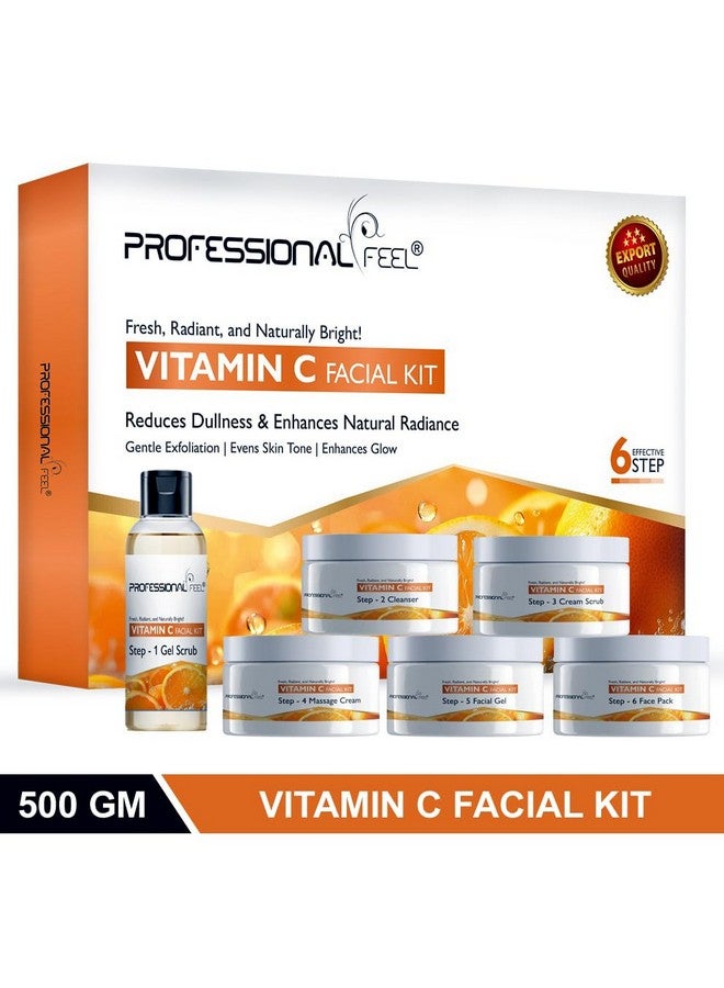 Professional Feel Vitamin C Facial Kit, Fresh, Radiant & Naturally Bright Skin (Set of 6) 600 gm - Image 3